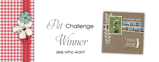 Pet Challenge Winner