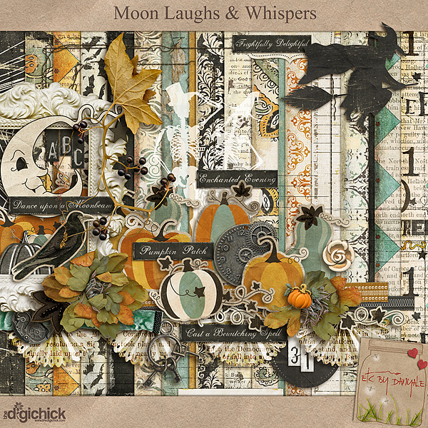 Moon Laughst and Whispers  |  Etc. by Danyale  |  Available at Digital Scrapper.com