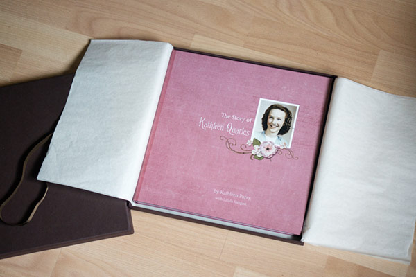 gift box and photo book