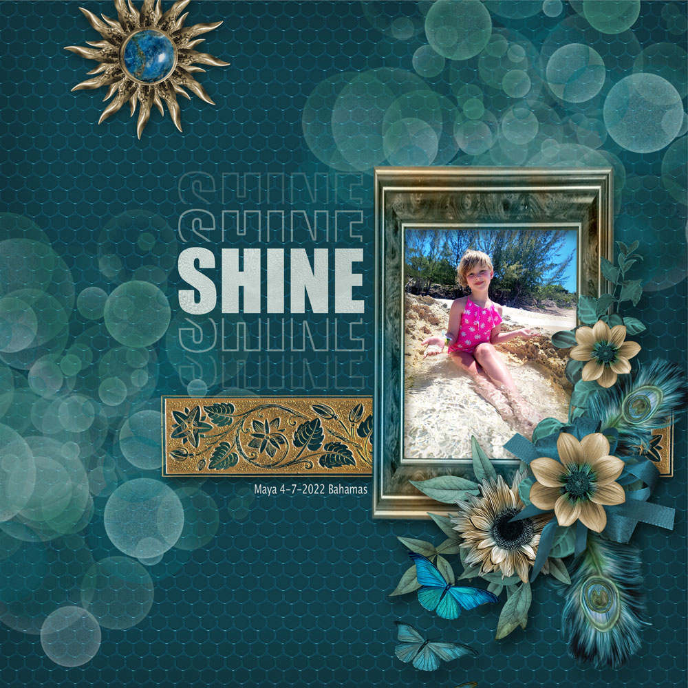 Page & Photos: Sherry Reiber Tutorial: Stroked Title with an Echo Effect by Gina Harper Kit: Apatite by Rosie's Designs Fonts: Impact Regular and Lucida Sans Unicode