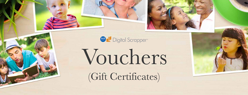 Give and Get Digital Scrapper Class Vouchers